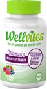 Wellvites Sugar Free Multivitamin Gummies para mulleres con Biotina, Vegan, Non-GMO - Vitaminas para mulleres, vitamina A, B6 e B12, sen edulcorantes artificiais, 60 Count (30 Day Supply)
