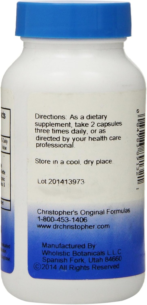 Dr. Christopher's Original Formula Firmula Maintenance Capsules, 100 Count (Pack of 2)