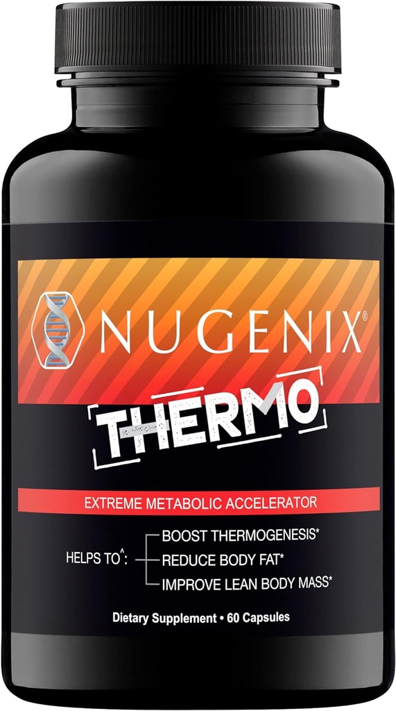 Nugenixの熱-Thermogenic脂肪バーナーの補足は人、極端のメタボリックの加速器、60の計算のための丸薬を錠剤にします