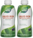 Nature’s Way Liquid Iron Supplement, 18 mg per Serving, Gentle Glycinate,Fast-Absorbing Liquid,Iron for Red Blood Cell Support and Energy Metabolism,No Sugar Added,Berry Flavored, 16 Fl Oz (Pack of 2)