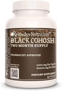 La desaparició d'en Black Cohosh  1000 mg, 60 Vegan Capsule Hebal Dietary suplementari a gnupg.