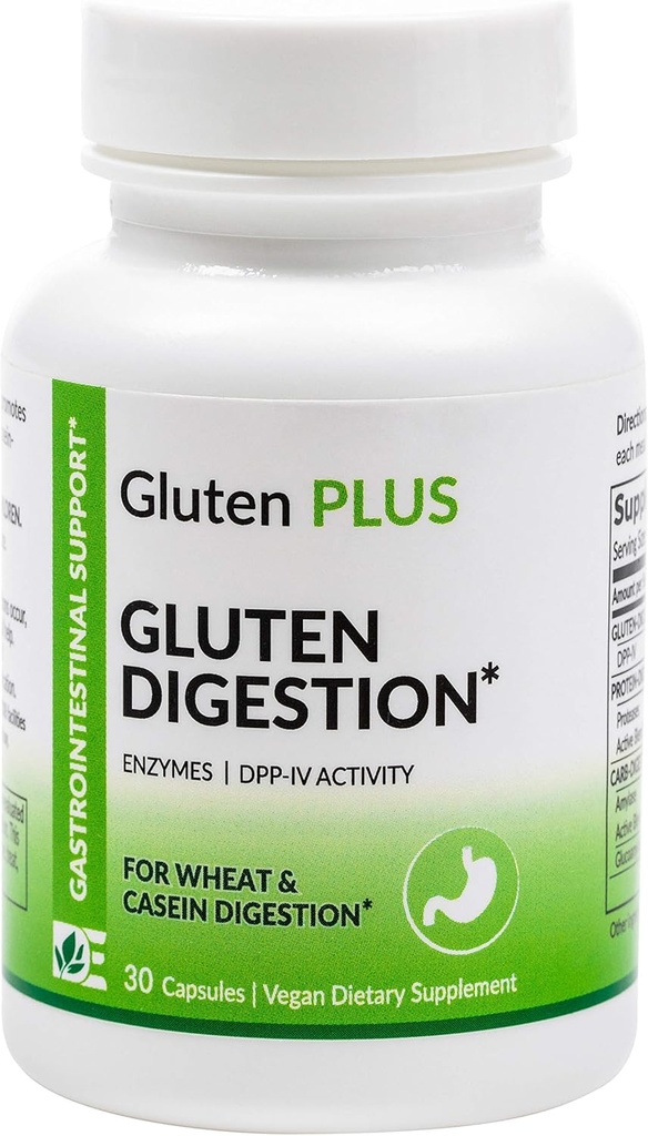 Gluten Digestive Enzim (30 Count) - Suport digestiv - Supliment pentru Digesting Gluten - Suport Sanatate Gut & Nutrient Sufix 