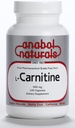 Anabol Naturals L-Карнітин 120 Капсули- 500mg Pure L-Carnitine Per Capsule, 120 Сервінги