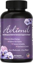 Avlimil® Hormone Balance & Menopause Support | Mood Swings, Hot Flashes, Night Sweats eta Irritability - Isoflavones, Black Cohosh, Raspberry, Valerian, Sage, Red Clover, Lemon Balm - 1-Month