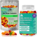 BIO VITALICA Elderberry and Irish Sea Moss Gummies (Bundle)