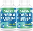 Lipostomal Nicotinamide Riboside suplementari 2000 mg amb TMG i Pterostilbene per a màxima absorció, superior a NAD, Boonding NAD+, Energia cel·lular i Defensa de l'edat, 120 Softlis