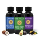 C60 Evo Pure ESS60 Organic Oil Sampler — Olive, Avocado & MCT Coconut — Antioxidant Support for Cellular Health — 3 x 2 fl oz