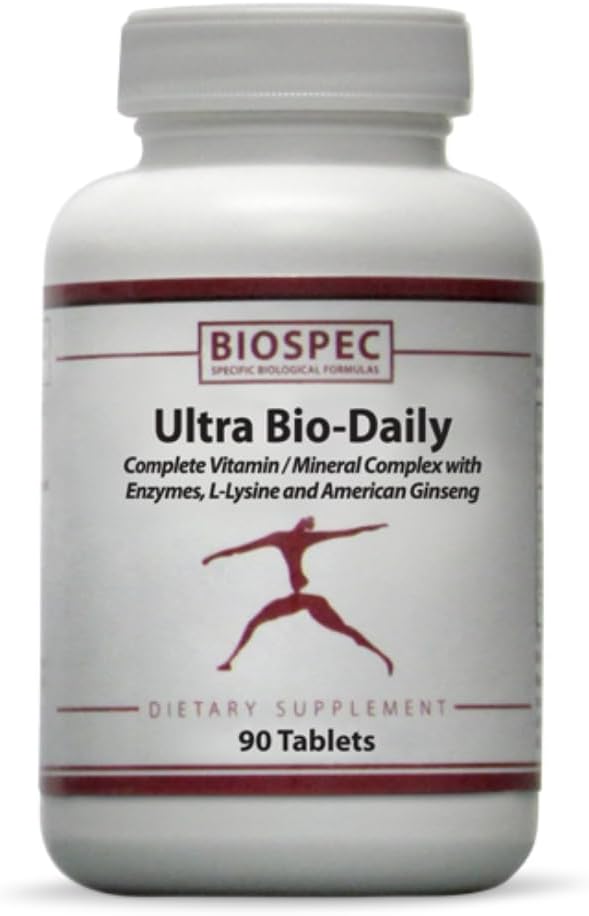 Ultra Bio-Daily – høy potens Multivitamin Multimineral Complex w/ tilsatt næringsstoffstøtte