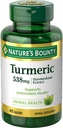 Naturaren Bounty Turmeric Pills eta Herbal Health Supplement, Supports, Antioxidatzaile Osasuna, 538mg, 45 kapsulak