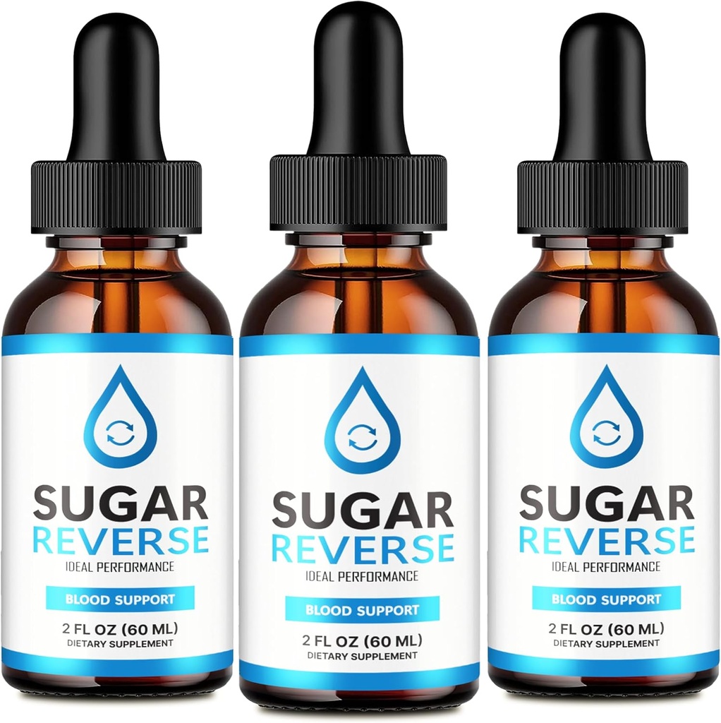 Sugar Reverse Drops, Sugar Reverse Liquid Drops Supplement Advanced Formula Suplement witaminy - Maksymalna moc, SugarReverse Liquid Drops Oficjalna formuła, Sugar Reverse Drops Reviews (3 Pack)