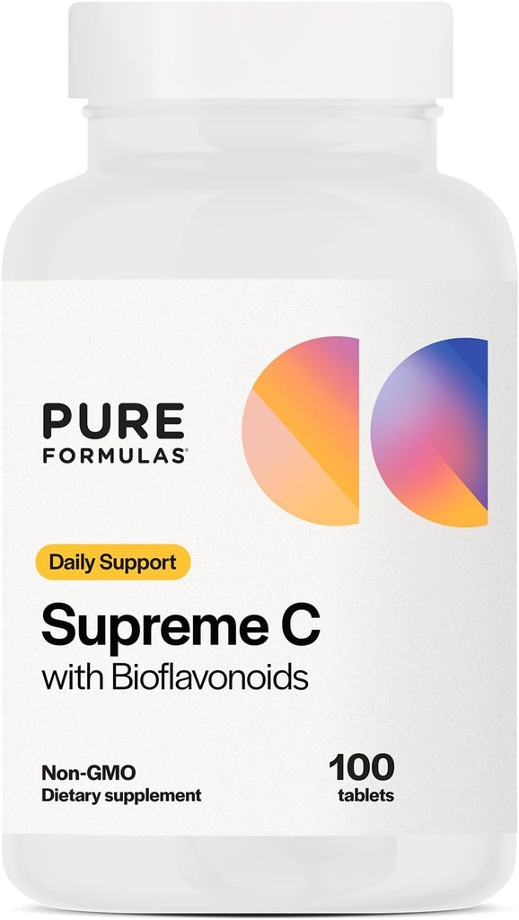 PureFormulas Supreme C z bioflavonoidi - 100 tablet 