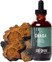 Ziemeļspore Chaga Sēņu Tincture ; Enerģija un labsajūta Palielinošā Papildinājums Drops; Adaptogenic Superfood; Dual Extract Organic Blend, 100% Fruiting Bodys; Non-GMO; Vegan - 2oz