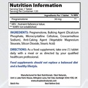 Mellores naturais Pregnenolona 30 Mg & COQ10 100 mg