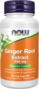 NU Mattilskudd, Ginger Root Extract 250 mg, midlertidig lindring av upset Mage *, Digestiv støtte*, 90 Veg Kapsler