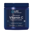 Life Extension Effervescent Vitamin C Magnesium Crystals, immediate Relief from Occasional Constipation, Gluten-Free, Non-GMO, Vegetarian, Net Wt. 180 Grams