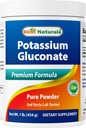 Best Naturals Potassium Gluconate 1lb Powder (1 LB (Pack of 1))