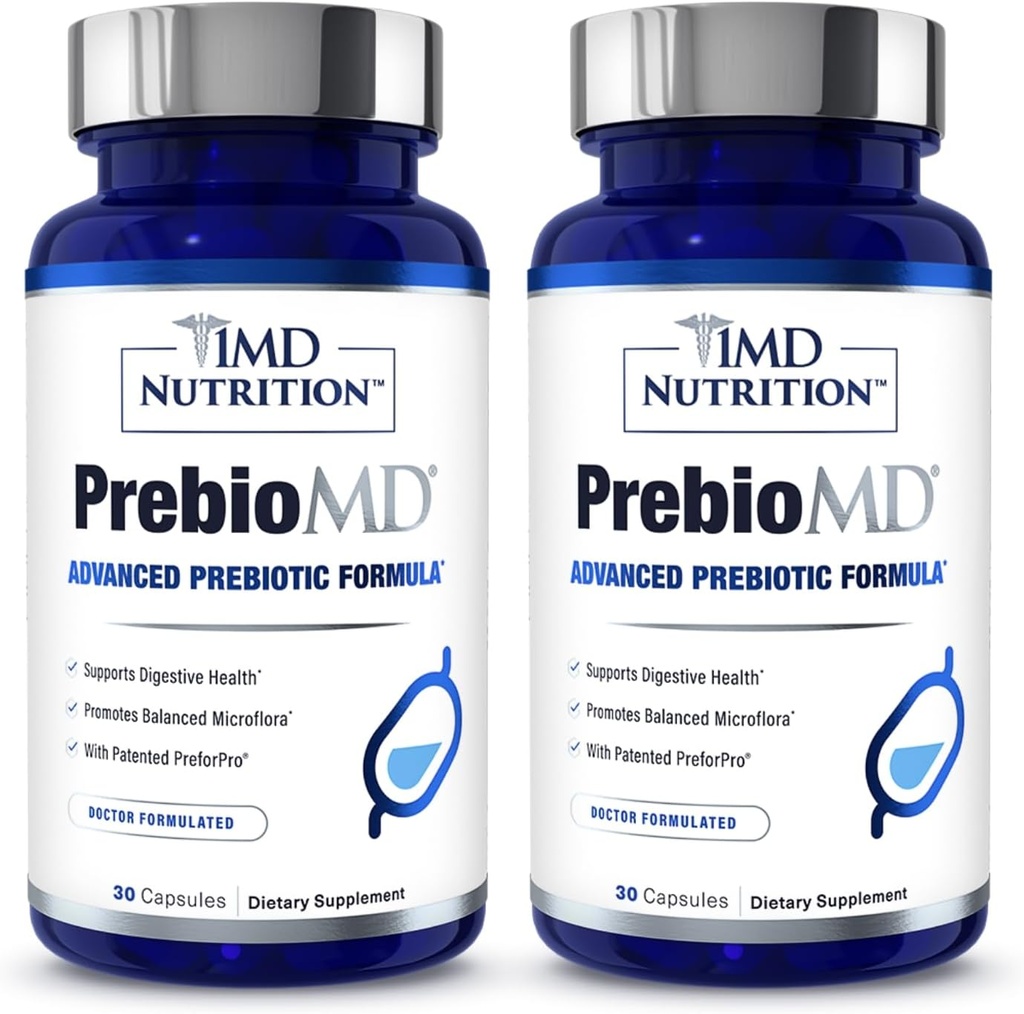 PreBioMD - Prebiotico con PreforPro | Support Digestione sana e batteri benefici
