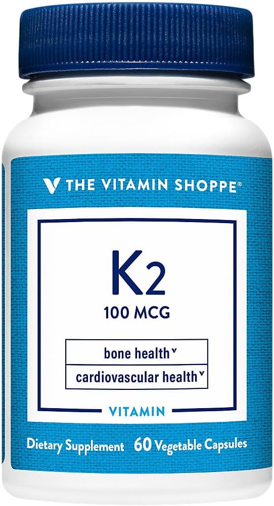 Vitamina K2-100 MCG (60 cápsulas vexetarianas)