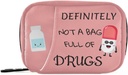 Pill Organizer Pill Character Pill Box 7 Day Pill Case Bag Travel Pill Korraldaja kott koos Zipper Portable Weekly Case Compact Suurus Vitamiini täienduse hoidja