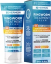 Hermon Cream puternic antifungic Ringworm - tratament eficient pentru încăpățânat Ringworm, Jock mâncărime, Eczemă, Tinea Versicolor, Picior sportiv - pentru adulți și copii - 100ml
