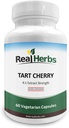 Real Herbs Tart Cherry 4: 1 Extraer 1000mg - 60 cápsulas vexetarianas