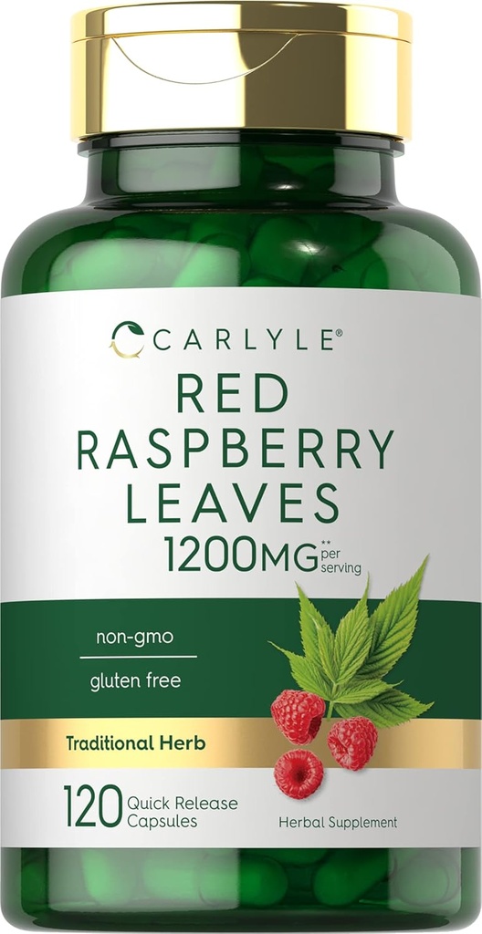 Carlyle Red Aviečių Lapeliai Capsules maždaug 124; 1200mg)