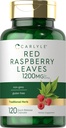 Carlyle Red Raspberry Leaf Capsules | 1200mg | 120 Count | Non-GMO və Gluten Pulsuz Formula