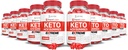 (10 Pack) Rapid Lean Keto ACV Gummies Extreme 2000MG Rapid Lean Ketomies Apple Cider Vinegar פורמולה עם אבקת מיץ Pomegranate B12 טבעוני non GMO 600 מסטיקמי