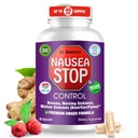 Dr. Barton’s Nausea Stop - Natural Ginger, Non-Drowsy Nausea Relief Pills for Adults & Kids, Anti Nausea, Upset Stomach, Morning Sickness & Pregnancy Nausea - Travel Essentials - 80 Capsules (1 Pack)
