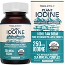 Iodine Iodeine suplementari del complex marí Vegetable, tota la forma d'aliments i crus - Iodine Plus Trace Mines Electronomal Ele Island conté el Mar Kelp, irlandes i Bladerwrack (50 mcg)