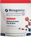 Metagenike Perfect Protein Pea & Rice - na rastlinah osnovani proteini v prahu z 20 g beljakovin in 3,5 g BCAA - Podpira rast mišic in regeneracijo - ne-GMO, Gluten-free, Dairy-free - Vanilla - 30 Servings