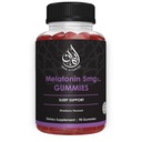 Halal Melatonin Gummies | 2.5 mg - 5 mg | Sleeping and Sleep Support | Natural, Vegetarian, Non-GMO, Gluten-Free, Gelatin-Free | for Ault, Men and Women | 45-90 Servings
