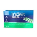 Tricovit Pro Supliment de crestere a parului - Tratamente de pierdere a parului pentru femei si barbati Dezvoltate de dermatologi - Contine Blockere DHT, Aminoacidi si vitamine pentru a promova regenerarea celulelor (60 Softgels)