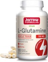 Jarrow Formulas® L-Glutamin 750 mg, Хранителна добавка, Имунна и мускулна поддръжка, 120 Veggie капсули, До 120 Day Supply