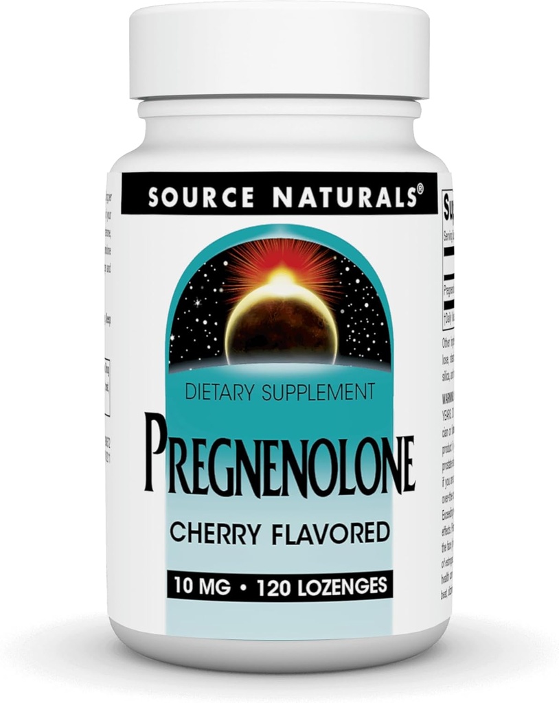 Bron Naturals Pregnenolone 10 mg - 120 Cherry Flavored Lozen