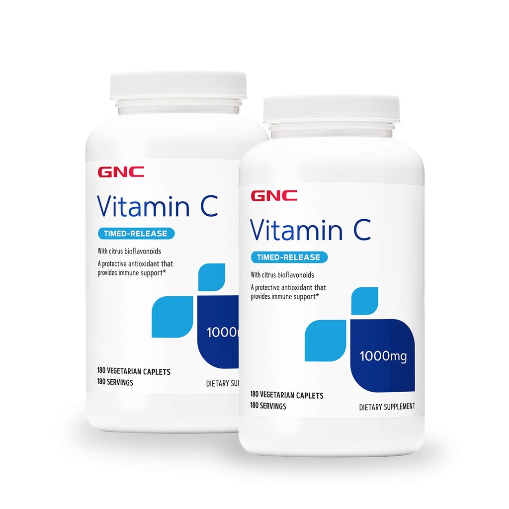 GNC Vitamin C Timed-Release 1000 mg - Twin Pack