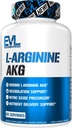 Evlution L-Arginine AKG - Vasodilation & Nutrient 配信サポート - Nitric Oxide Precursor - 1000mg L-Arginine AKG - グルテンフリー&非GMO - 栄養補助食品 - 60 サービング - 120 野菜カプセル