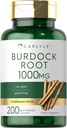 Carlyle Burdock Root 124; 1000 mg 124; 200 Kapsułek 124; Non- GMO i Gluten Free Formula 124; Tradycyjny suplement Herb Support 124; Arctium Lappa Extract