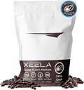 XEELA Plant Based Vegan Protein Powder - Diuji secara mandiri - 25g High Protein, Pea Protein for Men & Women - Vitamin & Minamins, Non GMO, Dairy & Gluten Free, LowCarb & LowFat (Java Chip)