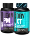 Jacked Factory Lean PM Night Time Fat Burner, Sleep Aid Supplement, & Appetite Suppressant (60 Capsules) & Dry-XT Water Weight Loss Diurectic Pills (60 Capsules)