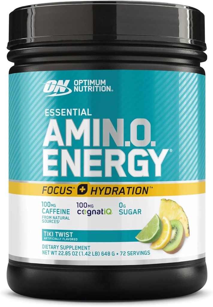 Elikadura optimoa Amino Energy Focus + Hidratazioa, Tiki Twist, 72 Zerbitzu