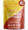 Healthy Living Proteins | Multi Hydrolyzed Collagen Peptides Type I, II, III, V, & X | Grass Fed Bovine, Wild Caught Marine, Free Range Chicken | Gluten Free (Unflavored, 1 Pound (Pack of 1))