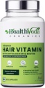 Generisk organik Advance Hair Vitamin med DHT Blocker & Biotin | Kliniskt bevisade hår vitaminer för män och kvinnor - 60 Veg kapslar
