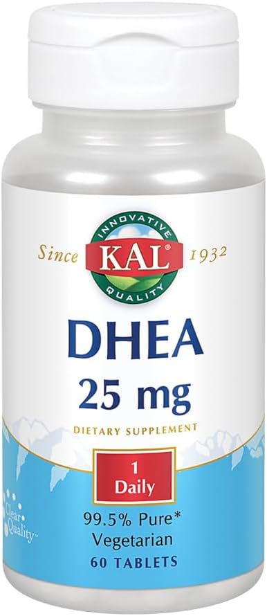 Bản đồ KoL DHEA Vegetarian, 25 mg, 60 Count