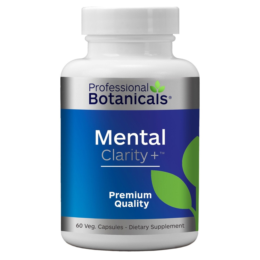 Professionele botanische mentale helderheid, hersensupplement voor focus, energie, geheugen en helderheid - 60 Vegetarische capsules