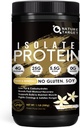 NATURAL TARGET Isolate Whey Protein Powder Vanilla, 25g Protein Low Carb Sugar-Free & Gluteeniton, 5.5g BCAAs, Rich in Fibers & Minerals, 1,1 punta, 16 Tarjoilua