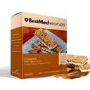 BestMed - High Protein Nutrition Bar - Low-Carb, 15g Protein, Low Sugar, Low Calorie, Meal Replacement Bar (Cinnamon, 1 Box - 7 Count)