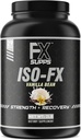 FX SUPPS ISO- FX 100% Izolacja proszku białka serwatki (Vanilla) Idealny post trening suplement odzyskiwania z kompleksu BCAA i mieszanki EAA dla mężczyzn i kobiet, Wspiera odzysk i wzrost mięśni, 2.0 funt