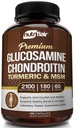 NutriFlair Glucosamine Chondroitin Turmeric MSM Boswellia, 180 Capsules | Bromelain Quercetin, Joint Comfort Formula, Non-GMO, Made in USA
