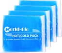 Gel Soft Flexible Ice Packs for Injuries, Reusable Cold Pack, Hot Cold Compress for Joint&Muscle Pain, Surgery Recovery, Inflammation, Swelling, Face, Head, Wrist, Ankle&Foot Injury, 4 Pack-5.1"x6.3"